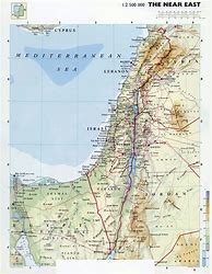 Image result for Geography of Israel Map