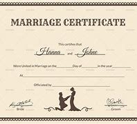 Image result for Wedding Marriage Certificate