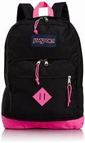 Image result for Jansport Backpack Pink and Black
