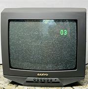 Image result for Vintage Sanyo CRT TV