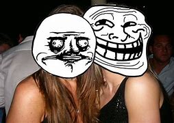 Image result for Female Troll Face