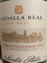 Image result for Vina Santa Rita Sauvignon Blanc Medalla Real Gran Reserva