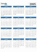 Image result for 2005 Calendar Printable