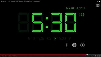 Image result for Digital Clock for Computer Screen
