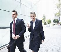 Image result for Woman Walking Businessman