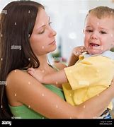 Image result for Mother Holding Crying Baby