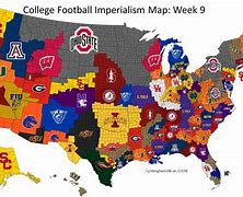 Image result for Map of College Football Teams