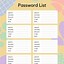 Image result for Template of ICT Password