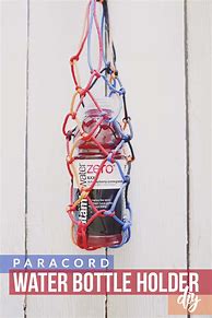 Image result for Paracord Water Bottle Holder DIY