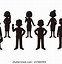 Image result for Cartoon Silhouette People