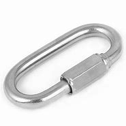 Image result for Oval Stainless Steel Carabiner