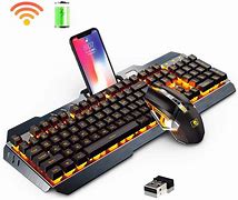 Image result for Rechargeable Wireless Keyboard and Mouse