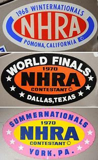 Image result for NHRA Stickers
