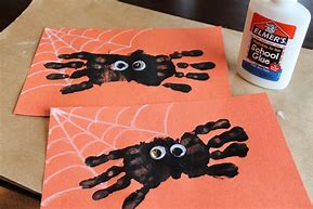 Image result for Cute Halloween Crafts Handprint