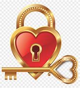 Image result for Heart Lock Key