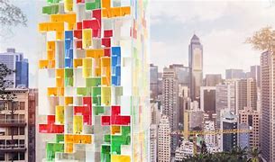 Image result for Tetris Building