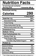 Image result for Cosmic Brownies Nutrition Label