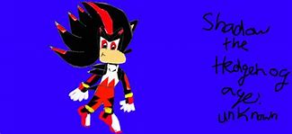 Image result for Shadow the Hedgehog Age