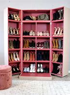 Image result for Hidden Shoe Storage Cabinet