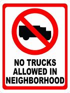 Image result for Lower Macungie Township No Truck Sign