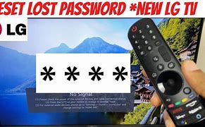 Image result for LG TV Password Reset