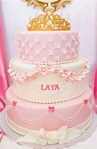 Image result for Baby Girl Birthday Cake