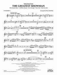 Image result for Bands Sheet Music for Greatest Showman