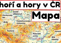 Image result for Mapa CR Hory
