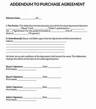 Image result for Contract Addendum Forms
