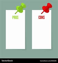 Image result for Pros V Cons