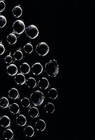 Image result for Bubbles Aesthetic Black Background