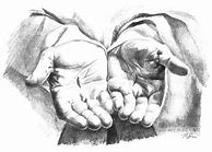 Image result for Pencil Drawings of Jesus Hands