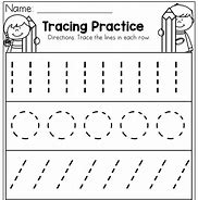 Image result for Preschool Tracing Activities