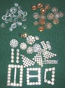 Image result for Vintage Crystal Rhinestone Buttons