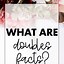 Image result for Doubles Plus 2