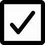 Image result for Check Icon Black