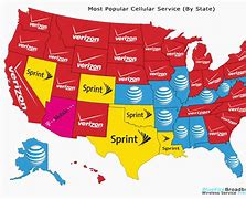 Image result for Cell Phone Providers Map