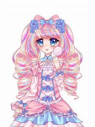 Image result for Rainbow Pastel Anime Hair