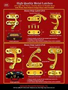 Image result for Wooden Cabinet Latch