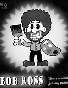 Image result for Bob Ross Cartoon