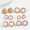 Image result for Gold Pearl Stud Earrings