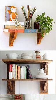 Image result for Simple Wall Shelves