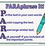 Image result for Paraphrasing Examples for Kids