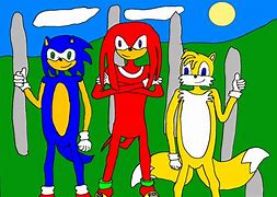 Image result for Sonic/Tails Knuckles Shadow