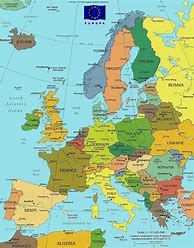 Image result for Europe in World Map