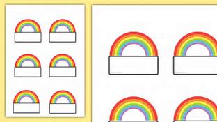 Image result for Free Printable Rainbow Labels