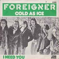 Image result for Foreigner Cold as Ice