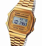 Image result for Retro Gold Casio Watch