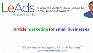 Image result for Small Business Marketing Article