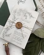 Image result for Wax Seal Stamp Wedding Invitations